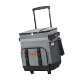 Maxbell Rolling Cooler, Practical Storage Tote Bag Cooler Bag for Patio Hiking Beach Grey