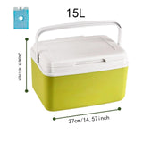 Maxbell Portable Cooler Box Lightweight with Extra Ice Pack for BBQ Boating Shopping