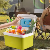 Maxbell Portable Cooler Box Lightweight with Extra Ice Pack for BBQ Boating Shopping