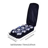Maxbell Bocce Ball Accessories Petanque Ball for Playground Outdoor Activities Beach 8 Piece