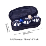 Maxbell Bocce Ball Accessories Petanque Ball for Playground Outdoor Activities Beach 3 Piece