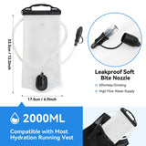 Maxbell Hydration Bladder Leakproof Camping Water Bladder for Running Outdoor Sports White