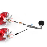 Maxbell Fishing Reel Handle with Fittings Mounted Nuts Repair Rocker Arm Accessories Style A
