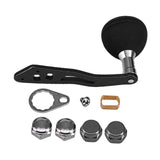 Maxbell Fishing Reel Handle with Fittings Mounted Nuts Repair Rocker Arm Accessories Style B