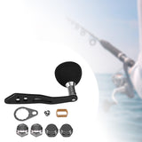 Maxbell Fishing Reel Handle with Fittings Mounted Nuts Repair Rocker Arm Accessories Style B