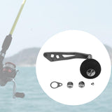Maxbell Fishing Reel Handle with Fittings Mounted Nuts Repair Rocker Arm Accessories Style C
