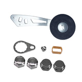 Maxbell Fishing Reel Handle with Fittings Mounted Nuts Repair Rocker Arm Accessories Style D