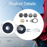 Maxbell Fishing Reel Handle with Fittings Mounted Nuts Repair Rocker Arm Accessories Style D