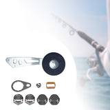 Maxbell Fishing Reel Handle with Fittings Mounted Nuts Repair Rocker Arm Accessories Style D