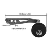 Maxbell Fishing Reel Handle with Fittings Mounted Nuts Repair Rocker Arm Accessories Style D