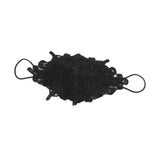 Maxbell Lace Face Cover Fast Dry Portable Summer Mask for Cycling Traveling Climbing Black