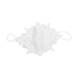Maxbell Lace Face Cover Fast Dry Portable Summer Mask for Cycling Traveling Climbing White