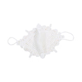 Maxbell Lace Face Cover Fast Dry Portable Summer Mask for Cycling Traveling Climbing White