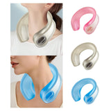 Maxbell Outdoor Cooling Neck Cooler Summer Icing Neck Fan for Sports Camping Jogging Pink