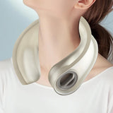 Maxbell Outdoor Cooling Neck Cooler Summer Icing Neck Fan for Sports Camping Jogging Grey