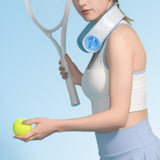 Maxbell Outdoor Cooling Neck Cooler Summer Icing Neck Fan for Sports Camping Jogging Blue