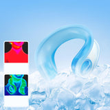 Maxbell Outdoor Cooling Neck Cooler Summer Icing Neck Fan for Sports Camping Jogging Blue