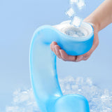 Maxbell Outdoor Cooling Neck Cooler Summer Icing Neck Fan for Sports Camping Jogging Blue