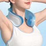 Maxbell Outdoor Cooling Neck Cooler Summer Icing Neck Fan for Sports Camping Jogging Blue