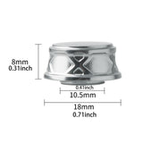 Maxbell Fishing Reel Handle Cap /D Spinning Reels Upgrade Reel Screws Nut Cover argent