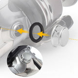 Maxbell Fishing Reel Handle Cap /D Spinning Reels Upgrade Reel Screws Nut Cover argent