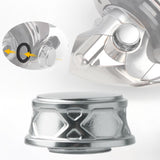 Maxbell Fishing Reel Handle Cap /D Spinning Reels Upgrade Reel Screws Nut Cover argent