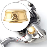 Maxbell Fishing Reel Handle Cap /D Spinning Reels Upgrade Reel Screws Nut Cover gold