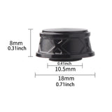 Maxbell Fishing Reel Handle Cap /D Spinning Reels Upgrade Reel Screws Nut Cover black