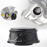 Maxbell Fishing Reel Handle Cap /D Spinning Reels Upgrade Reel Screws Nut Cover black