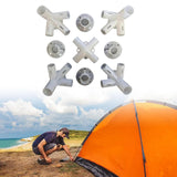 Maxbell 9Pcs Spare Parts Feet Corner Center Connector for Backpacking Outdoor