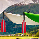 Maxbell Kayak Safety Flag Lightweight Trailer Warn Flag for Warning Truck Towing