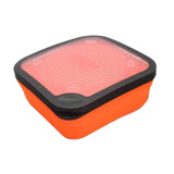 Maxbell Fishing Lure Box Multipurpose Lightweight Worm Box for Outside Fish Supplies S