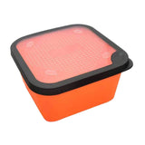 Maxbell Fishing Lure Box Multipurpose Lightweight Worm Box for Outside Fish Supplies L