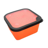 Maxbell Fishing Lure Box Multipurpose Lightweight Worm Box for Outside Fish Supplies L