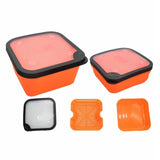 Maxbell Fishing Lure Box Multipurpose Lightweight Worm Box for Outside Fish Supplies L