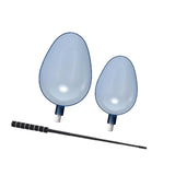 Maxbell 2Pcs Fishing Baiting Casting Spoons Tool Enthusiasts Nonslip Throwing Spoons With White