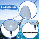 Maxbell 2Pcs Fishing Baiting Casting Spoons Tool Enthusiasts Nonslip Throwing Spoons With White