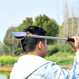 Maxbell 2Pcs Fishing Baiting Casting Spoons Tool Enthusiasts Nonslip Throwing Spoons With White