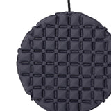 Maxbell Inflatable Seat Cushion Round Pad Foldable for Sporting Events Travel Hiking dark gray