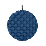 Maxbell Inflatable Seat Cushion Round Pad Foldable for Sporting Events Travel Hiking dark blue