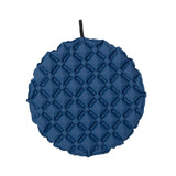 Maxbell Inflatable Seat Cushion Round Pad Foldable for Sporting Events Travel Hiking dark blue