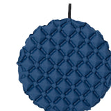 Maxbell Inflatable Seat Cushion Round Pad Foldable for Sporting Events Travel Hiking dark blue