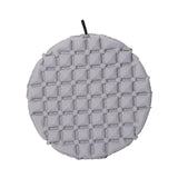 Maxbell Inflatable Seat Cushion Round Pad Foldable for Sporting Events Travel Hiking light gray