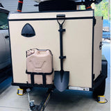 Maxbell Shovel Mount for Roof Rack Wall Mount Brackets for Off Roading Truck Camping 2 set