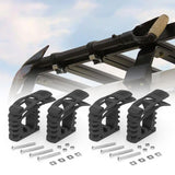 Maxbell Shovel Mount for Roof Rack Wall Mount Brackets for Off Roading Truck Camping 4 set