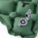 Maxbell Inflatable Seat Cushion Comfortable Foldable Pad for Climbing Hiking Outdoor Green