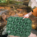 Maxbell Inflatable Seat Cushion Comfortable Foldable Pad for Climbing Hiking Outdoor Green