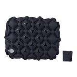 Maxbell Inflatable Seat Cushion Comfortable Foldable Pad for Climbing Hiking Outdoor Black