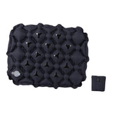 Maxbell Inflatable Seat Cushion Comfortable Foldable Pad for Climbing Hiking Outdoor Black