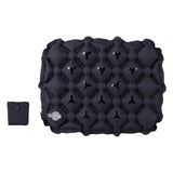 Maxbell Inflatable Seat Cushion Comfortable Foldable Pad for Climbing Hiking Outdoor Black